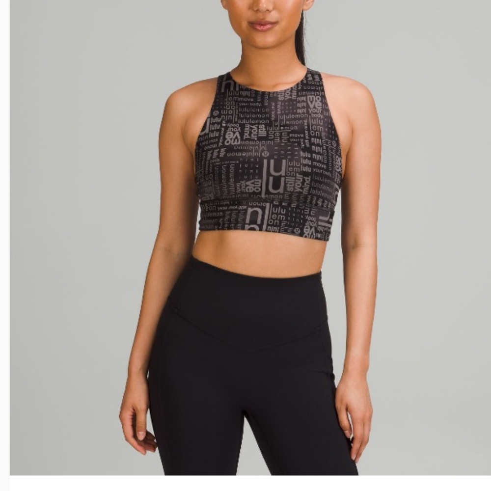 Lululemon Black Graphic bra